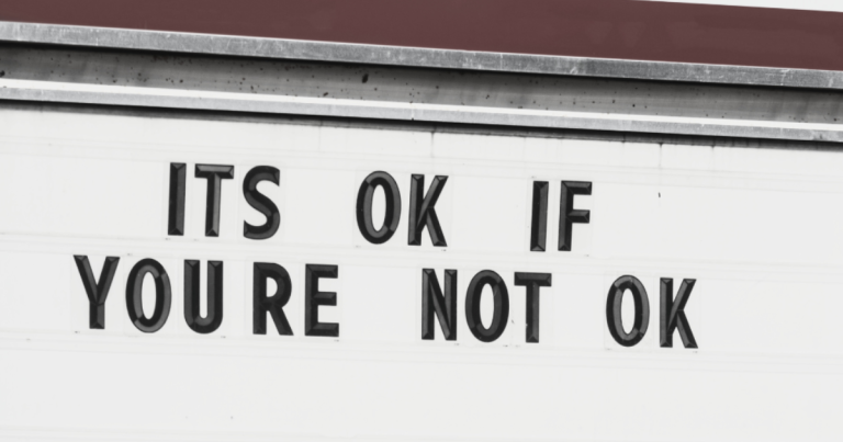 It’s OK not to be OK!